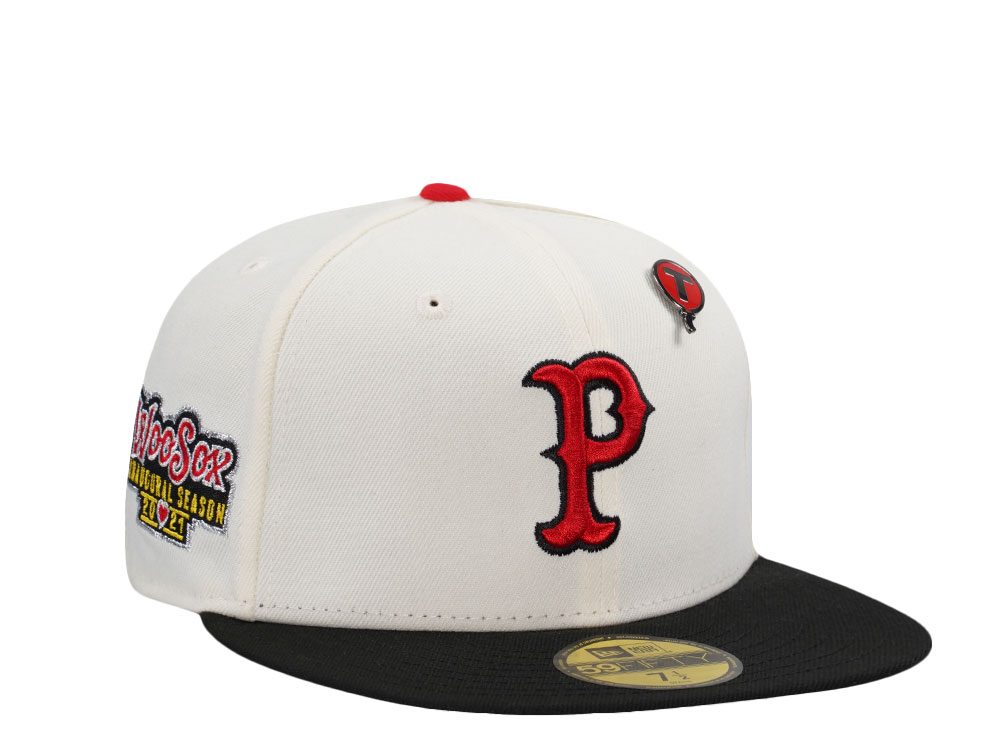 New Era Pawtucket Red Sox Chrome Two Tone Edition 59Fifty Fitted Hat