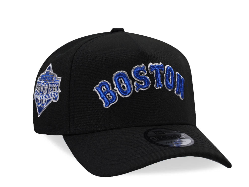 New Era Boston Red Sox Fenway Park 90th Anniversary Black Prime Edition 9Forty A Frame Snapback Hat