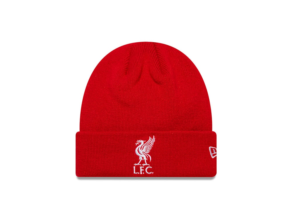 New Era Liverpool FC Core Cuff Beanie Red Knit