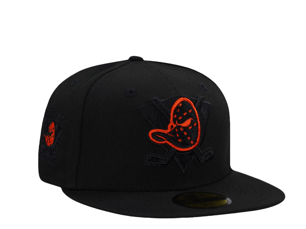 New Era Anaheim Ducks Inaugural Season 1993 Orange Detail Prime Edition 59Fifty Fitted Hat