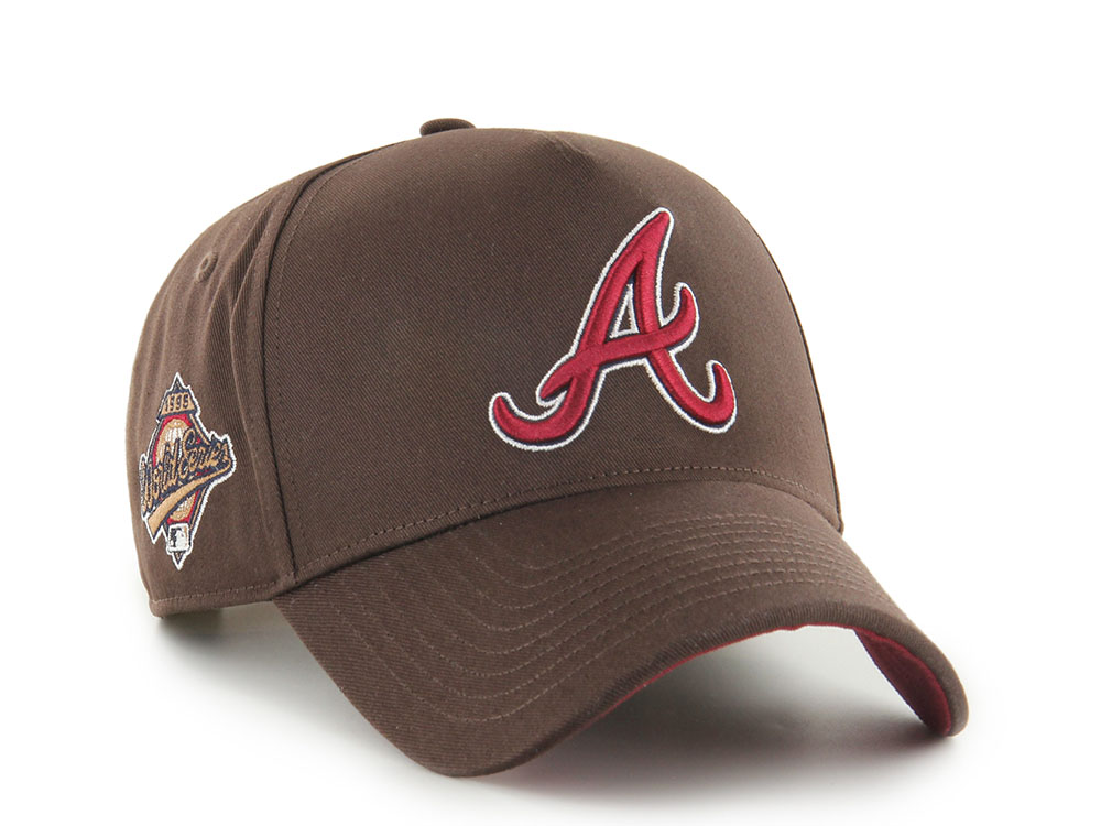 47Brand Atlanta Braves Brown World Series Edition MVP Snapback Hat