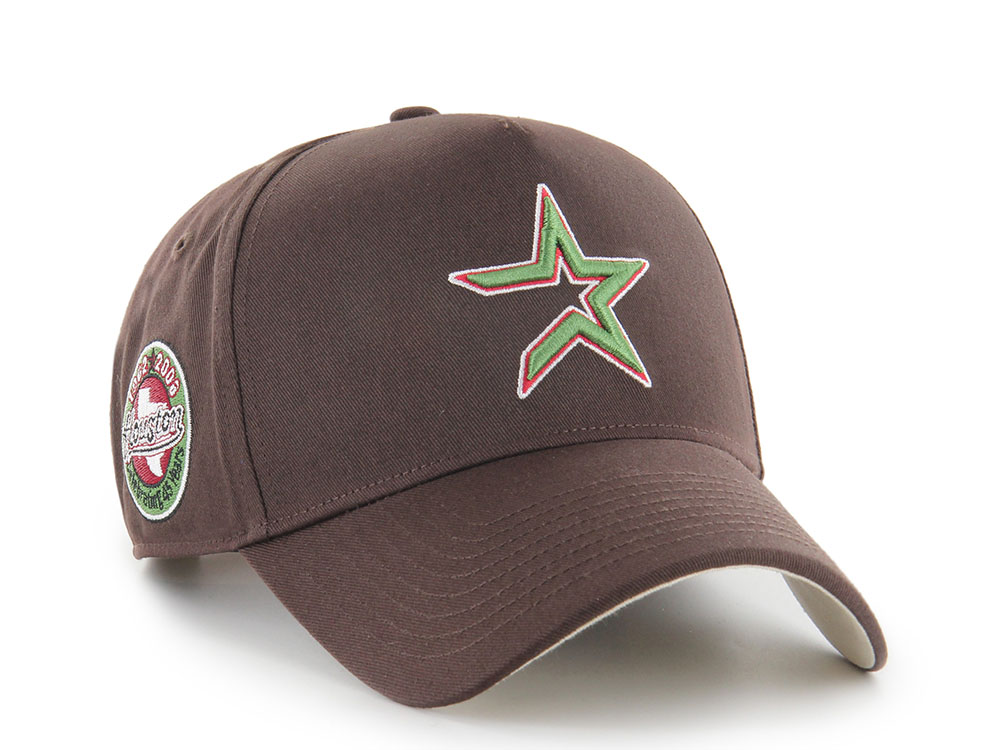 47Brand Houston Astros Cooperstown Brown Edition Hitch Snapback Hat