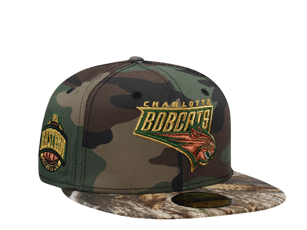 New Era Charlotte Bobcats Camo Two Tone Edition 59Fifty Fitted Hat