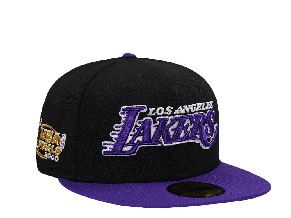 New Era Los Angeles Lakers NBA Finals Black Two Tone Edition 59Fifty Fitted Hat