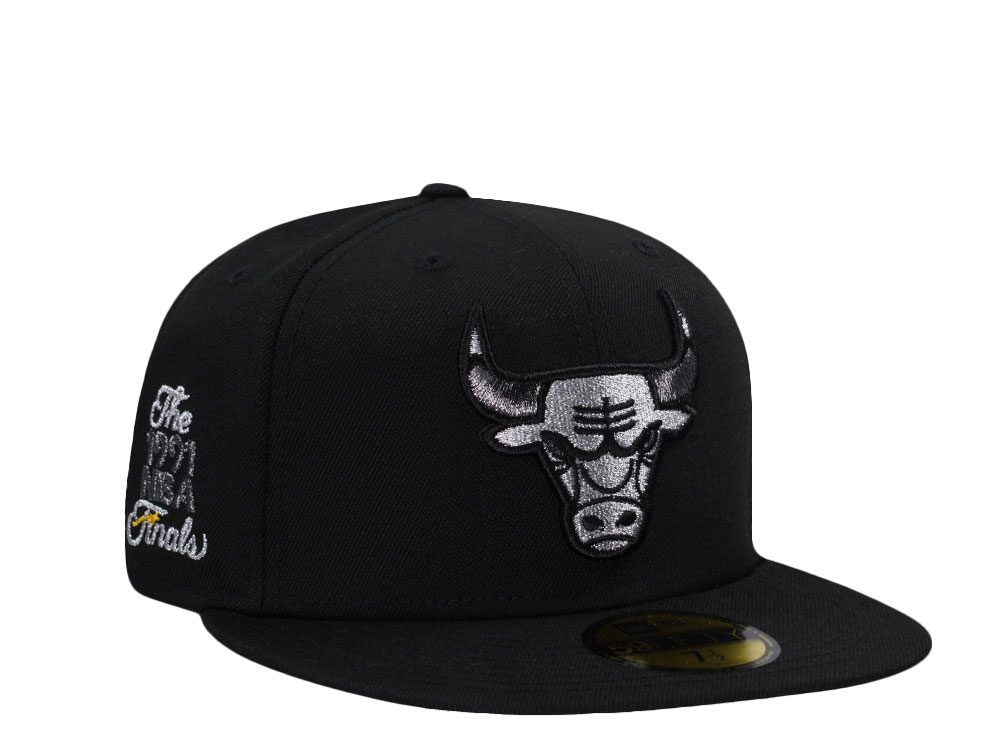 New Era Chicago Bulls NBA Finals 1991 Black Prime Edition 59Fifty Fitted Hat