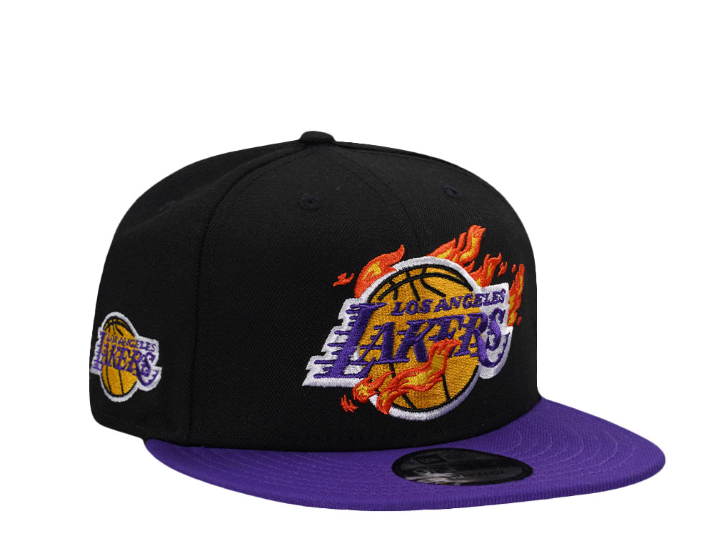 New Era Los Angeles Lakers Flames Prime Edition 9Fifty Snapback Hat