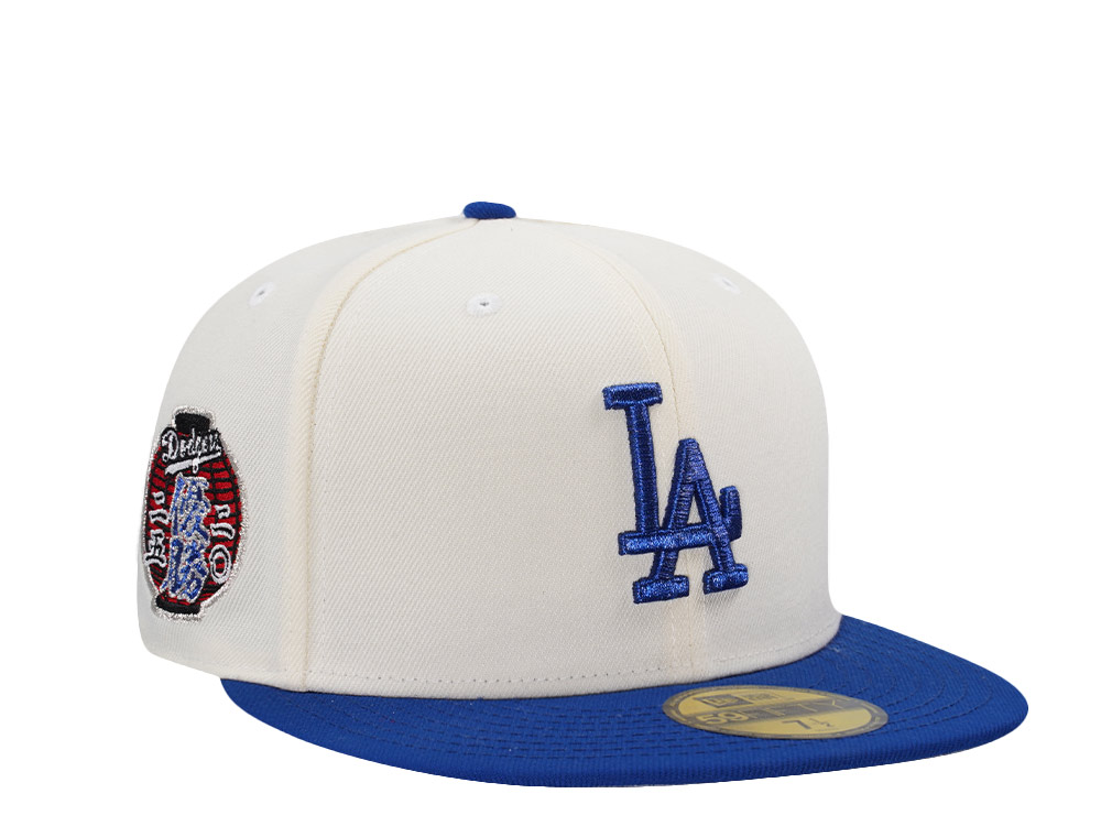 New Era Los Angeles Dodgers World Series Chase 2025 White Prime Edition 59Fifty Fitted Hat
