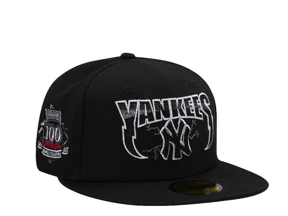 New Era New York Yankees 100th Anniversary Black Prime Edition 59Fifty Fitted Hat