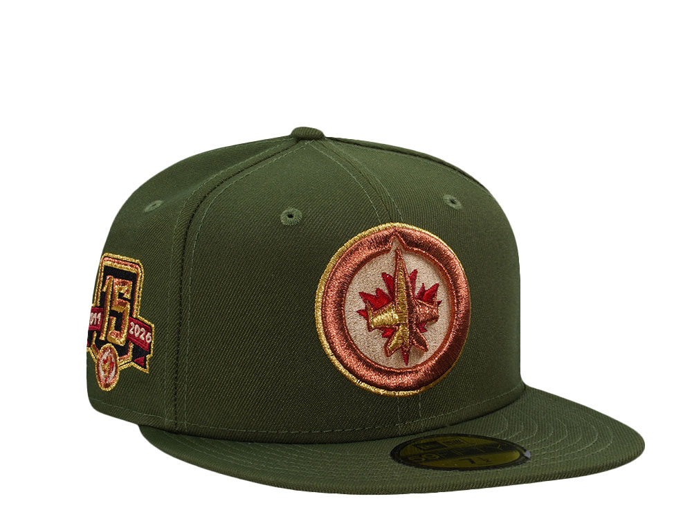 New Era Winnipeg Jets 15th Anniversary Green Realtree Edition 59Fifty Fitted Hat