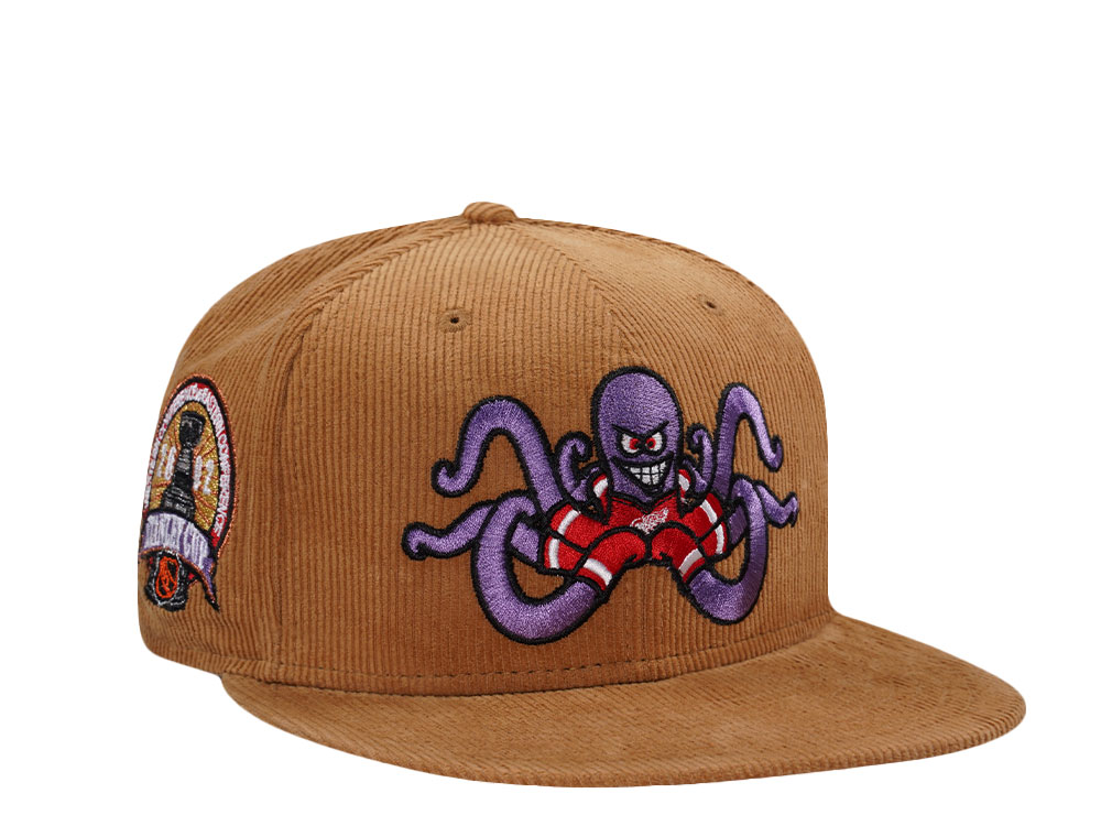 New Era  Detroit Red Wings Stanley Cup 2002 AL Camel Corduroy Prime Edition 59Fifty Fitted Hat