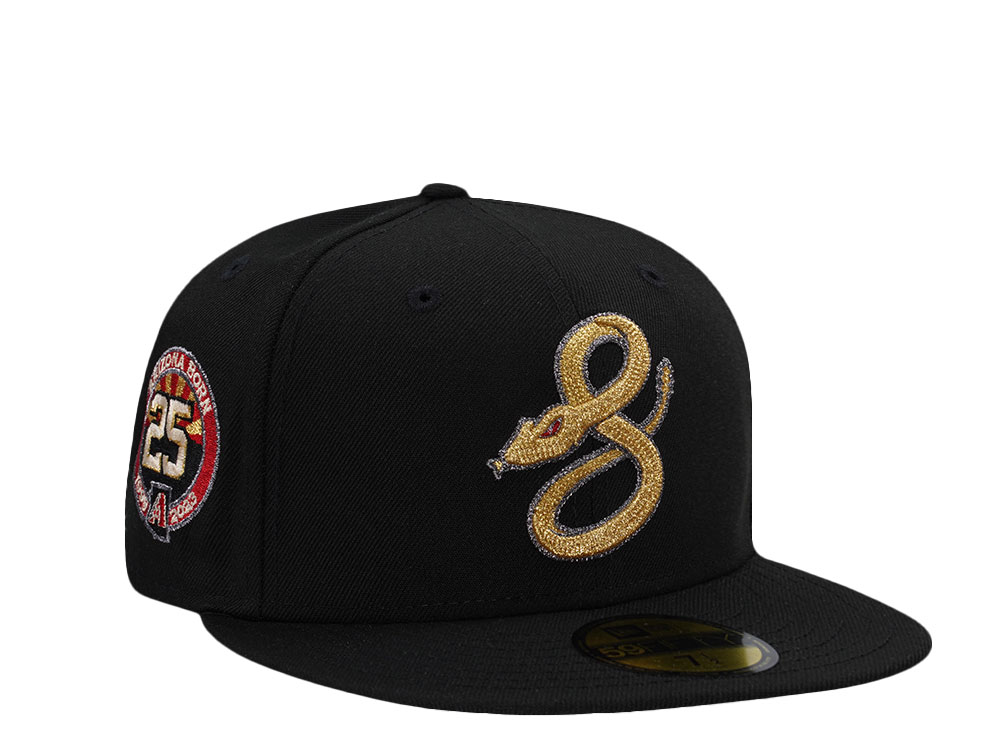New Era Arizona Diamondbacks 25th Anniversary Serpientes Black Prime Edition 59Fifty Fitted Hat