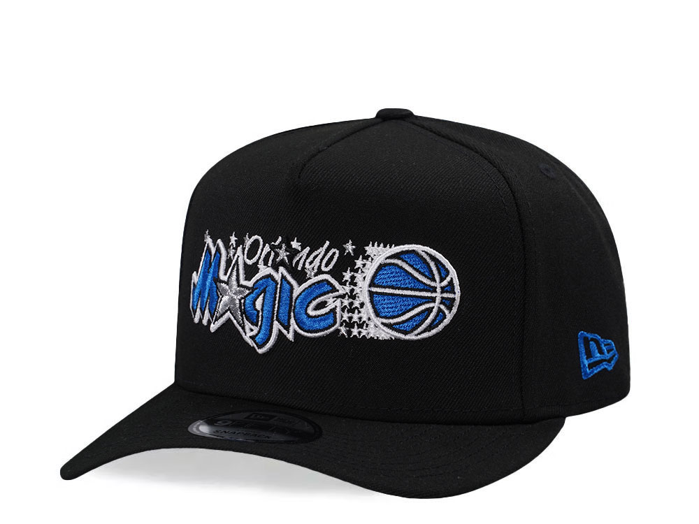 New Era Orlando Magic Black Classic Edition 9Fifty A Frame Snapback Hat