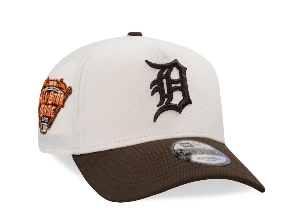 New Era Detroit Tigers All Star Game 2005 Chrome Two Tone Edition 9Forty A Frame Snapback Hat