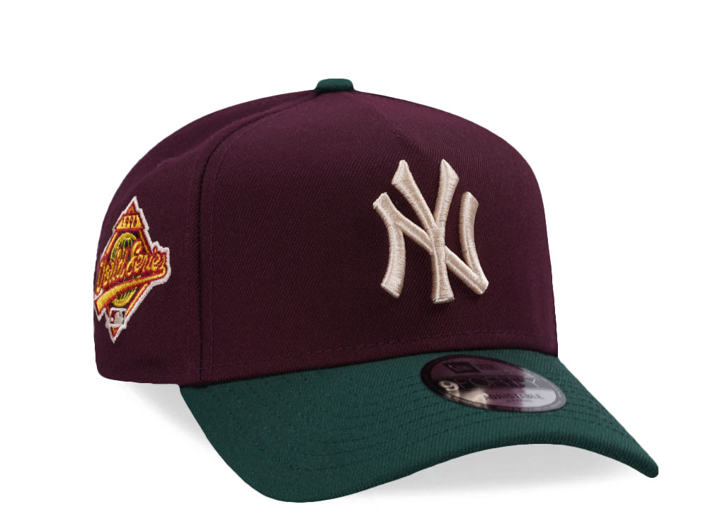 New Era New York Yankees World Series 1996 Maroon Two Tone Classic Edition 9Forty A Frame Snapback Hat