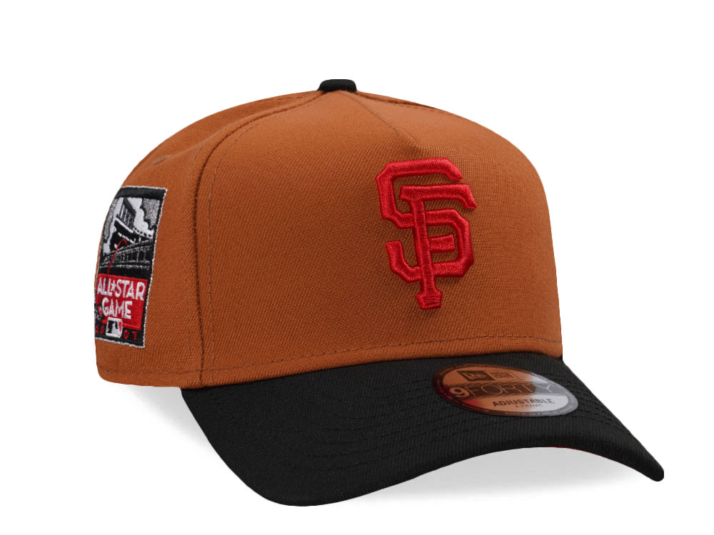 New Era San Francisco Giants All Star Game 2007 Earth Brown Two Tone Edition 9Forty A Frame Snapback Hat