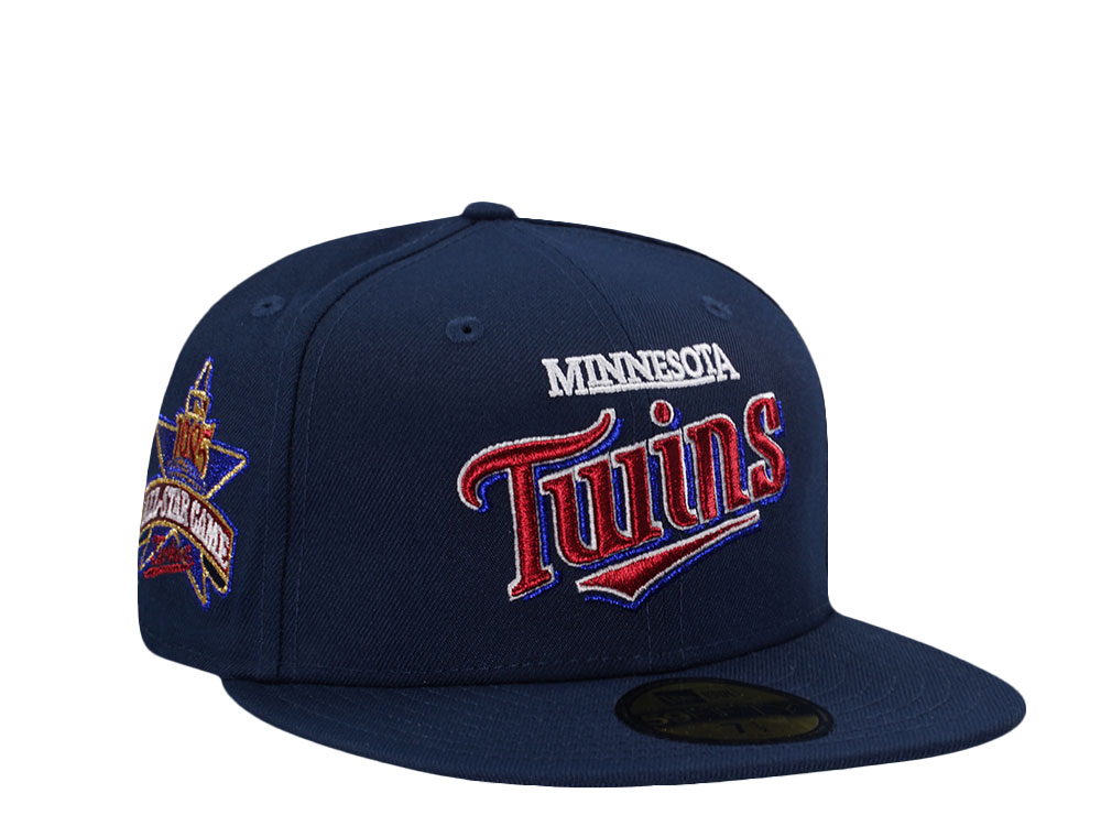 New Era Minnesota Twins All Star Game 1985 Navy Throwback Edition 59Fifty Fitted Hat